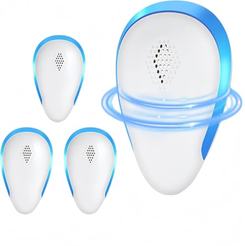 2025 Upgraded Version Ultrasonic Pest Repeller, Powerful Mouse Repeller plug in Pest Control for Rats, Rodent, Mice, Bugs, Mosquito, Spider, Ant Repellent Harmless To Pets And Human (Blue)