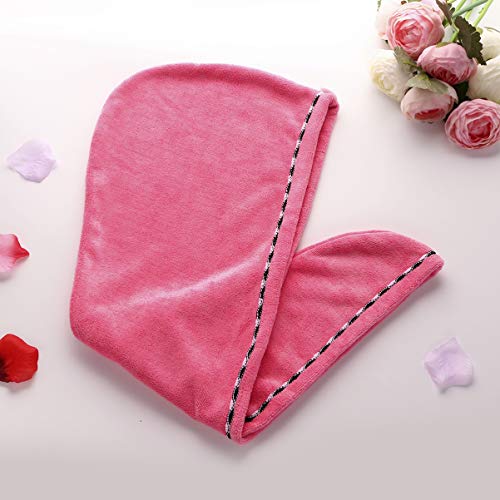 2 Unidades Toalha De Cabelo Toalha Cacheada Toalha Para Secar Cabelo Gorro De Cabelo Seco Turbante T
