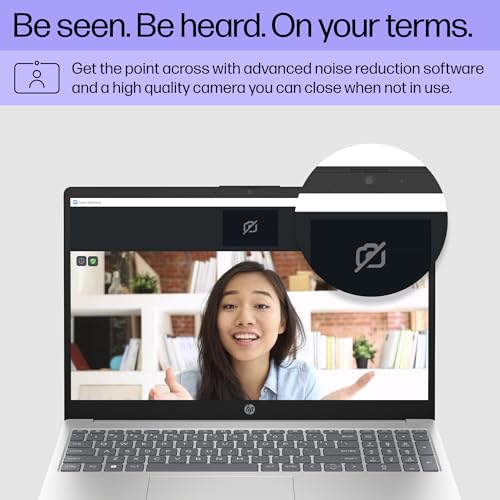 Image of HP 15 inch Laptop, HD Display, 13th Generation Intel Core i5-1334U, 8 GB RAM, 512 GB SSD, Intel Iris Xe Graphics, Windows 11 Home, 15-fd0012nr (2024)