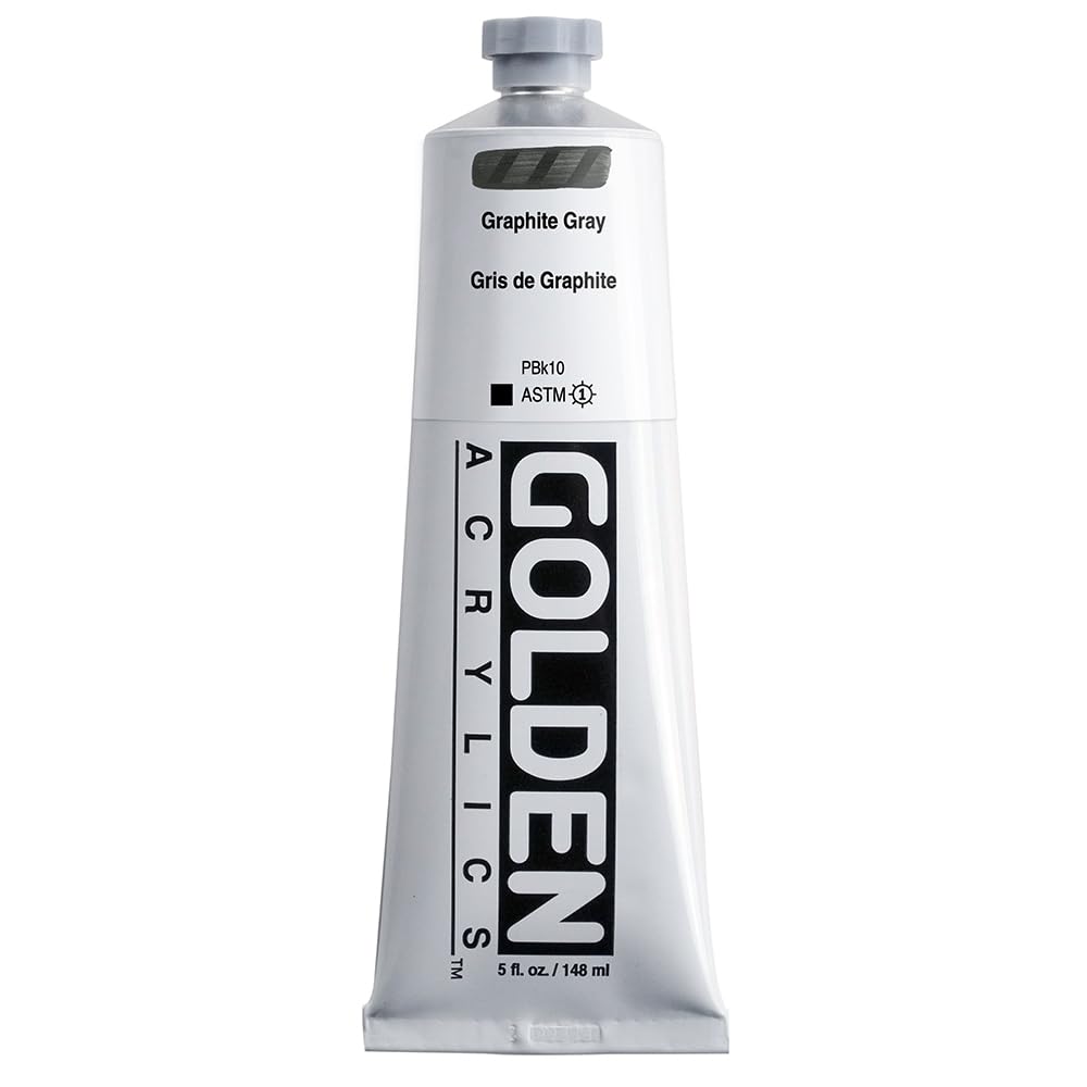 Acrylique or de haute densité corps lourd gris graphite 150ml pour artistes