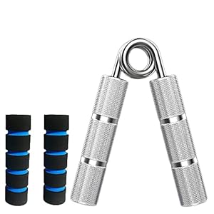 XGQQ Metal Hand Grip Strengthener 50LB-350LB No Slip Heavy-Duty Grippers Strengthener with Gift Box, Great Wrist & Forearm Hand Exerciser, Home Gym, Hand Gripper Grip Strength Trainer,50LB