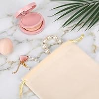 10 Stück Samtbeutel 20 × 15cm Farbe Samtbeutel Kordelzug Bunt Geschenk Tasche Säckchen zum Befüllen Tasche für Ohrstöpsel und Schlüsselanhänger – Ansicht 5