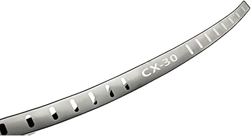 Miniatura 3 de GZBFTDH Protector de parachoques de acero inoxidable para puerta trasera de automóvil, para Mazda CX-30 2020 2021 2022 2023, accesorios para piezas