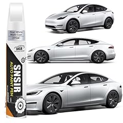 Car Touch up Paint(Pearl White Multi-Coat(PPSW)) Compatible with Tesla Model Y/3/X/S