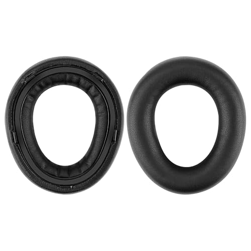 Almohadillas de repuesto Geekria para auriculares Beyerdynamic AVENTHO 300, cojines de espuma de memoria y cuero sintético, color negro miniatura 3
