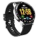 HAOQIN SmartWatch Relojes Inteligentes Fitness Tracker HaoWatch VS1 1.3"Pantalla táctil Completa IP67 Impermeable con Monitor de frecuencia cardíaca Teléfonos compatibles con iPhone y Android Plata