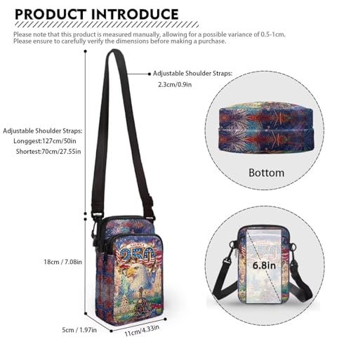 Image of Xpyiqun Small Crossbody Bag Women Phone Purses Sling Shoulder Handbag Cross Body Pouch Wallet Bags