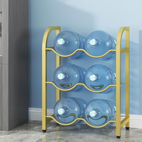 Estante para botellas dispensador de agua de acero para eliminar el desorden del suelo 2