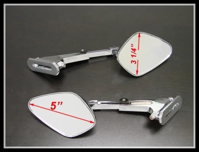 Espejos retrovisores de aluminio mecanizado para motos Honda CBR 600, 929, 954 y 1000 RR 7