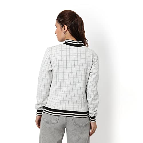 Image of PINACOLADA Women's Puffer Regular Fit Bomber Jacket For Winter Wear | Standing Collar | Full Sleeve | Zipper | Casual Jacket For Woman & Girl | Western Stylish Jacket For Women