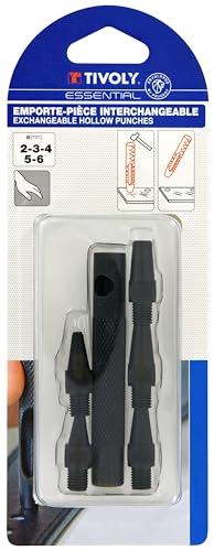 Timoly 11102120001 Ausstechformen, wechselbar, Ø 2-3-4-5-6 mm, 5 Stück