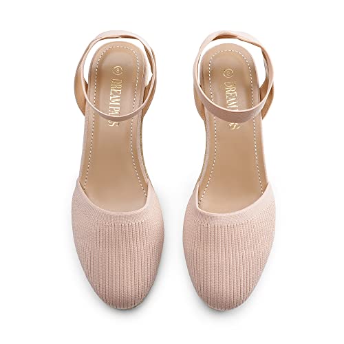 Image of DREAM PAIRS Women's Ankle Strap Wedge Sandals | Espadrilles Sandals, Elastic Ankle Strap, Cushioned Comfort for Summer Outfit, Fashion Dressy Shoes