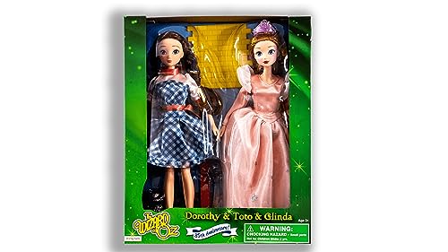 Toytronics OZ125TH Anniversary Dorothy, Toto & Glinda 11' Fashion Dolls Gift Set