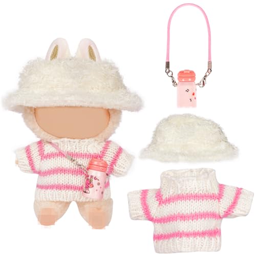 Vicloon Ropa de Muñeca, Adecuada para Muñecas de 17 cm, DIY Accesorios para Peluche, Conjuntos de Ropa y Accesorios para Muñecas, No Incluye la Muñeca (Estilo Q)