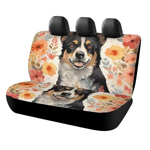 Housse de siège de voiture arrière idéale pour les sorties en famille et les chiens
