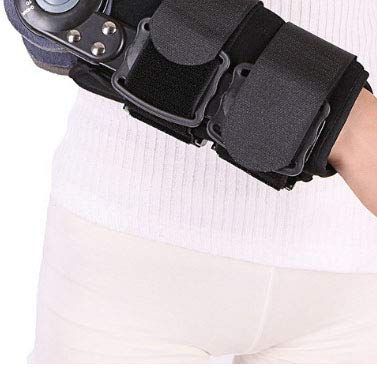 ZYZ.ZZ Supporto per Il Gomito dell'arto Superiore Supporto in Metallo Regolabile ortesi di contenimento del Braccio Protezione per frattura del Braccio