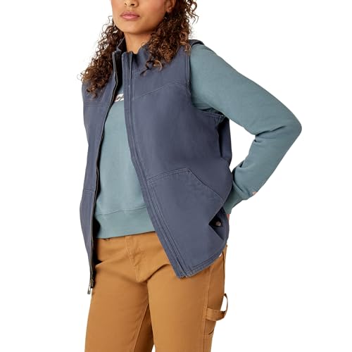 Dickies Womens Fleece Lined Duck Canvas Vest2