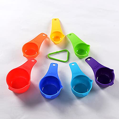 Dotinghux Measuring Cups Set Of 7, Assorted Colors #TOP5