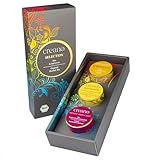 Creano Set de Té de Hierbas Orgánico de Regalo «SPICY» - 3 tipos diferentes de té en latas de metal - 61g - vegano y sin gluten - NUEVO 2024 *