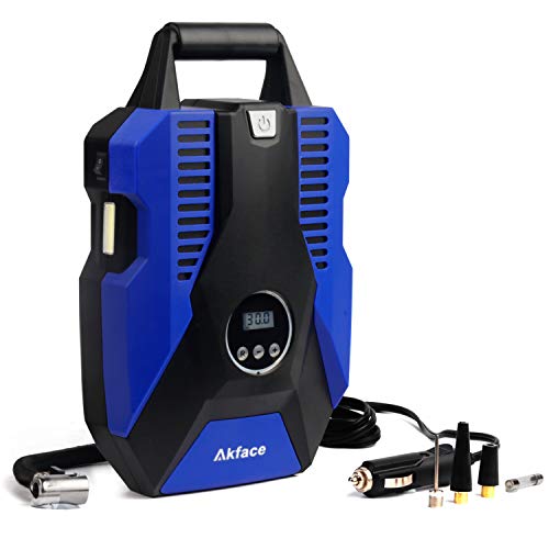 Akface Tire Inflator for Car,Portable Air Pump for Car Tires,12v DC Tire Pump,