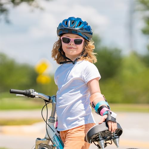 FEISEDY Kids Polarized Sunglasses TR90 Sports Cycling Glasses UV400 for Boys Girls Age 3-10 B0160 — view 5