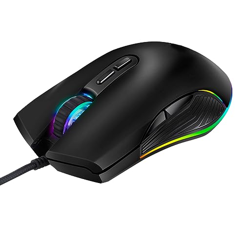 Ratón Type-C ergonómico para gamers y oficina ideal para usar con portátil y PC moderno