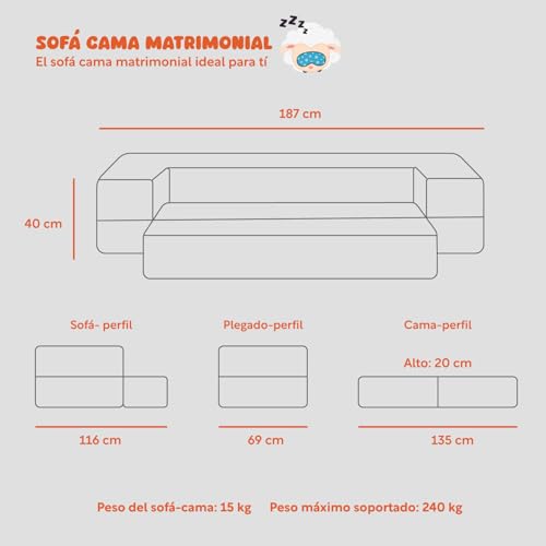 Listado de Sofa Cama Matrimonial que puedes comprar esta semana. 20 Imagen adicional