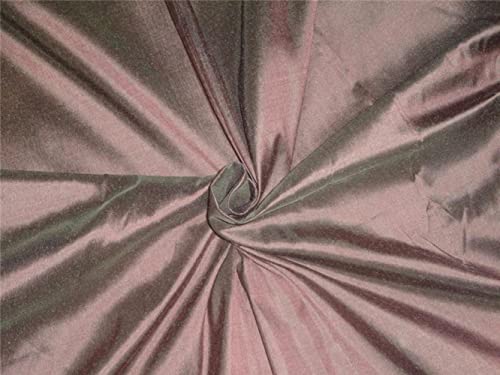 Tissu Dupioni 100% pure soie marron pour haute couture et tailleur de luxe