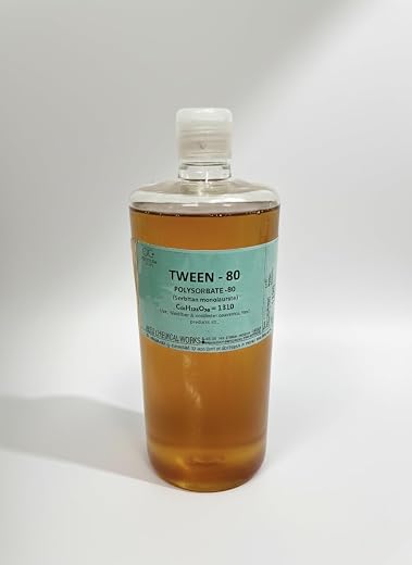 Ases Polysorbate 80 (Tween 80) 500GM For Creams, Lotions, and Serums, Shampoos and Washes