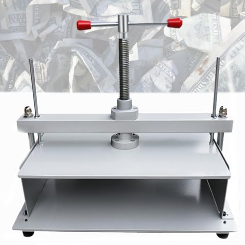 Prasa papierowa, Ręczne spłaszczanie papieru do albumów paragonowych, Nacisk 1500kg, Używana do spłaszczania rachunków, Papierów, Książek informacyjnych (A3)