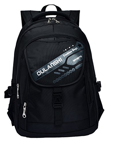 Fxford Capacious Waterproof Casual Laptop Camping Hiking Travel Outdoor Backpack FX8188(30L,black)