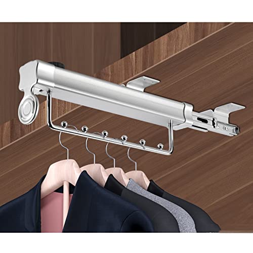Rail de suspension à vêtements télescopique penderie rétractable - 2