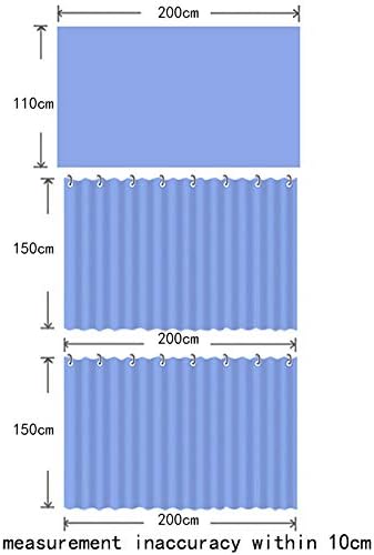 Adela Dorm Home Bunk Bed Curtains Breathable Dustproof Single Sleeper Bed Canopy Blackout Cloth Curtain (Style 4, 1.5 2m (3 pcs))