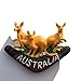 Australia Canguro 3D Imán de nevera Artesanía Recuerdo Resina Refrigerador Imanes Colección Regalo de viaje