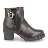 Botines Tobilleros estilo Biker con suela Gruesa