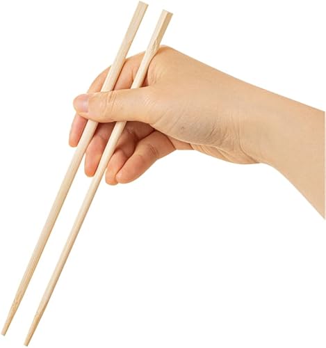 Miniatura 9 de Restaurantware Bambuddha - Palillos gemelos de 9.1 pulgadas, 100 palillos de bambú duraderos, con funda de papel, palillos de bambú de alta calidad