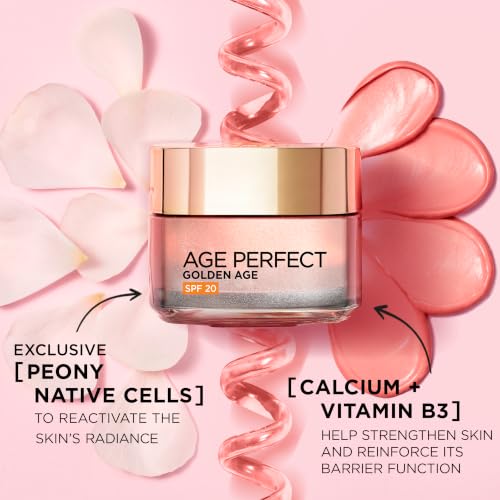 L'Oreal Paris Day Cream SPF20 Age Perfect Golden Age, Rosy Radiance, 50ml