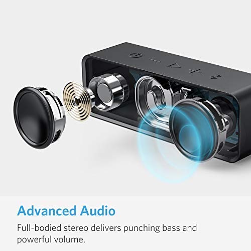 Anker Bluetooth Speakers, Soundcore Bluetooth Speaker With Loud Stereo Sound, 24-Hour Playtime, 66 Ft Bluetooth Range, Built-In Mic. Perfect Portable Wireless Speaker For Iphone, Samsung (Renewed) #TOP2