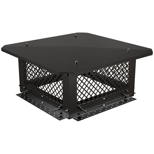 Chimney Cap 17x17 Cover Square: All Weather Chimney...
