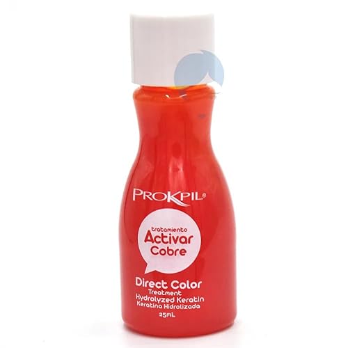 Miniatura 4 de Prokpil Activar Direct Color Treatmet - Queratina hidrolizada  Tratamiento De Color Directo Liquido Concentrado 0.9oz-0.8 fl oz (Rojo - Rojo)