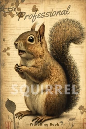 Vintage Squirrel PressProfessional Squirrel Watching Book: Vintage Squirrel Watching Notebook, 6 x 9 Inches 120 Pages, a Perfect Squirrel Watching Gifts