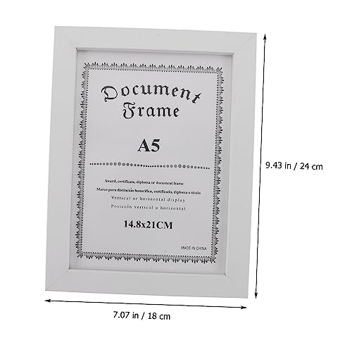 Zerodeko Quadro De Cheque Bancário Quadro De Caligrafia Moldura De Parede Exibição De Mesa De Licenç