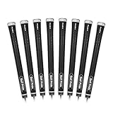 Golf Pride Tour Velvet Plus4 Golf Club Grip - Best All-Around Grip with Larger Lower Hand - Slip-Resistant Durable Rubber with Uniform Plus-Sign Texture - Midsize - 8 Pack