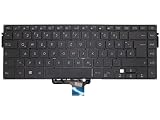 Teclado original HT ImEx HT-ImEx - Teclado alemán con iluminación compatible con: NSK-WK4BQ, NSK-WK6SQ, P/N: OKNB0-4129US00, 0KNB0-4129UK00, AEXKGG01010.