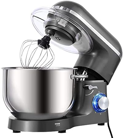 Avance All New SM-1518x, Strong ABS Body 5.5L, 1500W All Copper Motor Heavy Duty Kitchen Electric Stand Mixer with 6 Speeds, Dough Hook, Flat Beater, Whisk & Pouring Shield for Baking and Cooking
