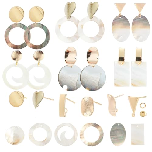 Pendientes colgantes de concha para el verano: diseña tus propias joyas bohemias