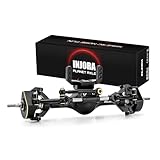 INJORA Assali Planet +7mm con Alberi a Doppia Giunzione & Sterzo Idraulico Scalato per TRX4M 1/18 (Anteriore)