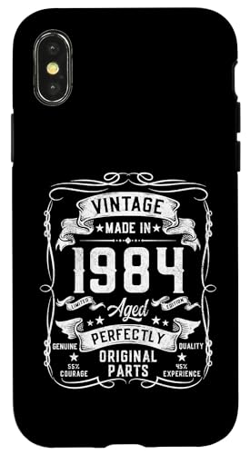 41st Birthday Gifts for Men 41yr 41 Years Old Vintage 1984 X}zP[X iPhone X/XS p