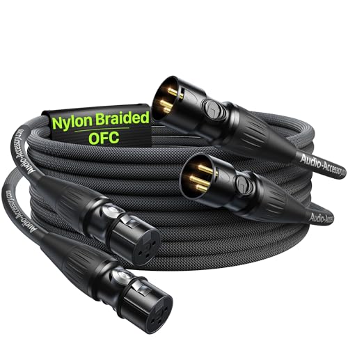 Câble XLR AA AUDIO ACCESSORY pour microphone de studio 2M de long