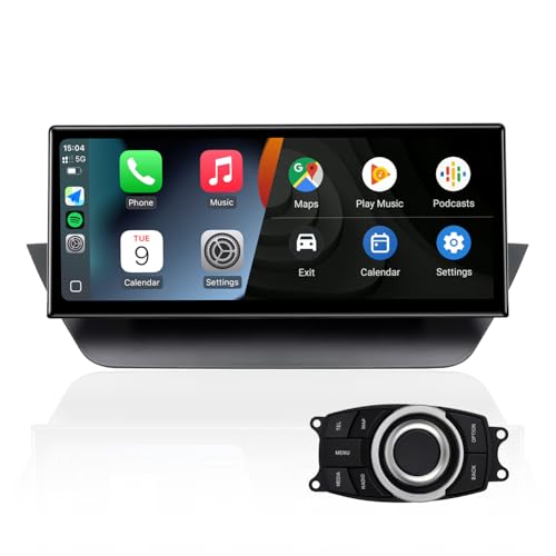 YEEHUNG 12.3 - Inch Ultra - Thin Linux Screen for BMW X1 E84 (2009-2015), Compatible with 4PIN CIC, Support Wireless and Wired CarPlay & Android Auto & Mirror Link